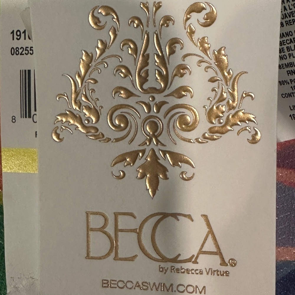 Women’s M Becca by Rebecca Virtue Costa Bella swimsuit NWT - Picture 5 of 5